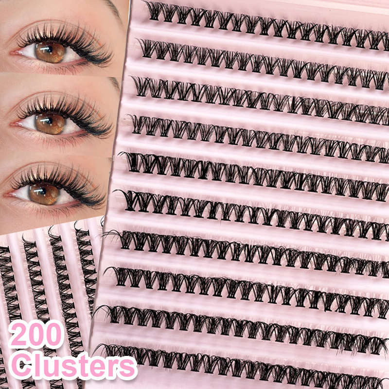 Eyelash Extension For Asian Eyes - Pestañas individuales Tuft de pestañas 8-16mm