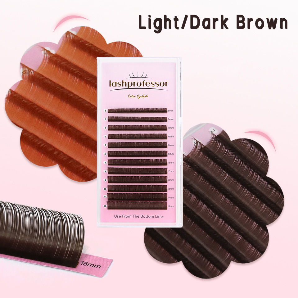Extensión de pestañas marrón o - Eyelash Extension Russian reseña y precio