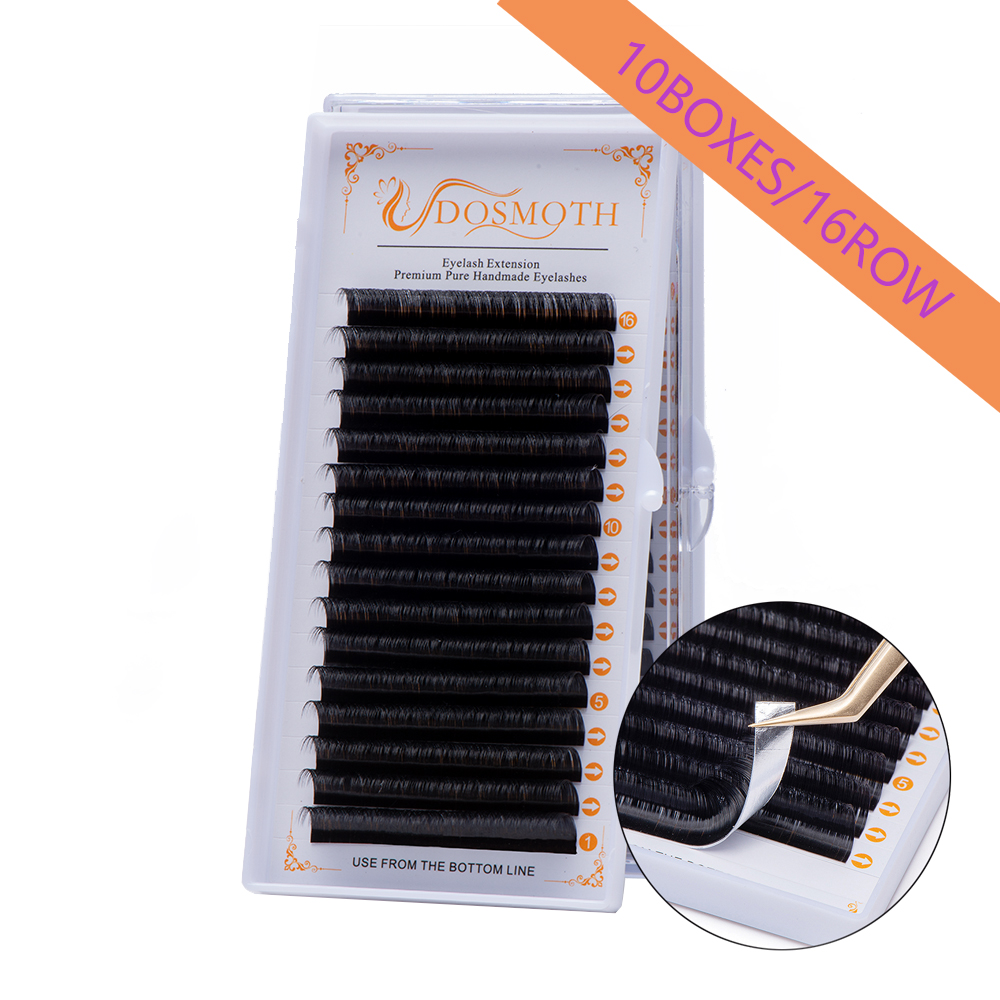 DOSMOTH 10 cajas 16 filas 7-16 - Eyelash Extension For Asian Eyes reseña y precio